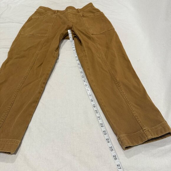 SPANX Stretch Twill Straight Leg Pants Size Large Brown - Picture 7 of 9